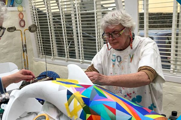 Meet the artists of ‘Moorvin’ the Dolphin